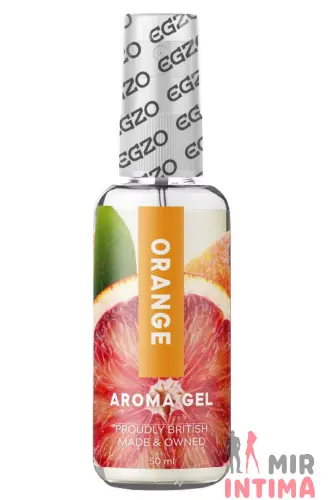 Оральный лубрикант со вкусом апельсина "EGZO AROMA", 50 мл