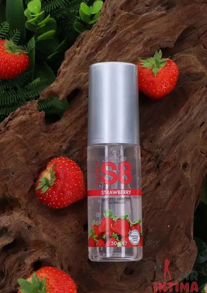 Лубрикант от Stimul8 Flavored Lube water based, 50мл., клубника - 2