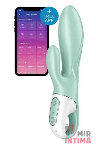 Смарт вибратор-кролик надувной Satisfyer Air Pump Bunny 5+ Смарт вибратор-кролик надувной Satisfyer Air Pump Bunny 5+