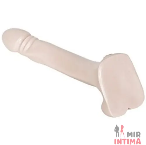 Фаллоимитатор с мошонкой Doc Johnson Destroyer Bendable, 26,5х4,5 см