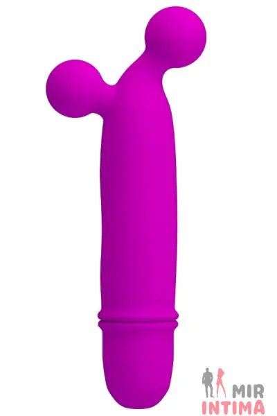 MIBI-014535-4-Гелевый-и-силиконовый-женский-вибратор - 12 Гелевый-и-силиконовый-женский-вибратор-Вибромассажер с асимметричной головкой "GODDARD" от Pretty Love - 12