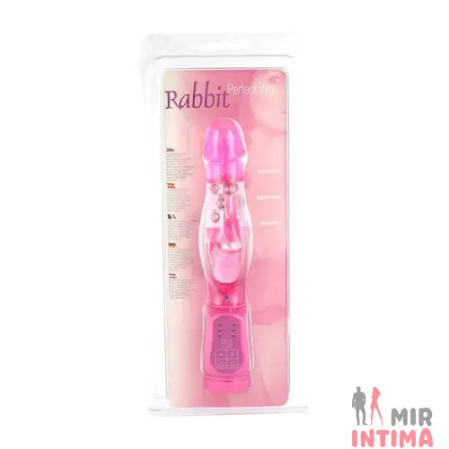 DEL8652-Компьютерный-(Rabbit)-женский-вибратор Компьютерный-(Rabbit)-женский-вибратор-Мультивибратор Perfect Vibe Rabbit, 12X3,5 см