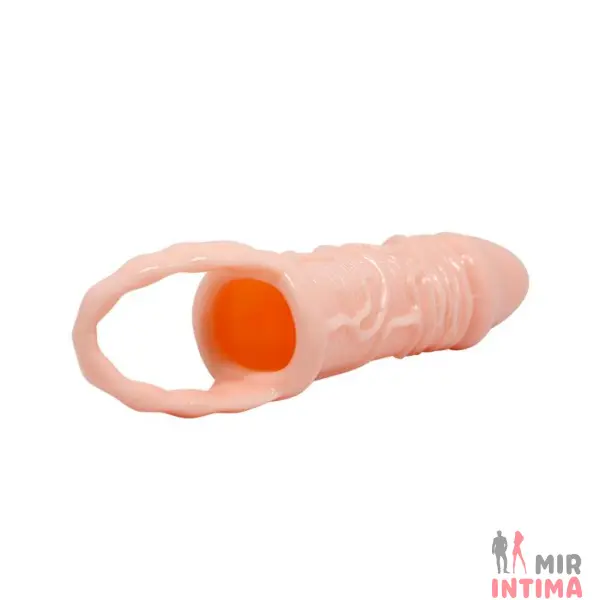 Насадка-презерватив "Men extension" с кольцом для мошонки - 4 Насадка-презерватив "Men extension" с кольцом для мошонки - 4
