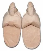 Плюшевые тапочки с пенисами, 39 размер