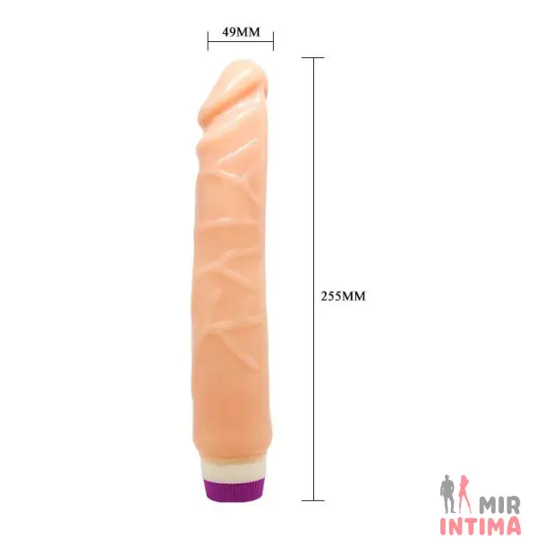 Реалистичный-женский-вибратор-Вибратор Flexible vibrator, 25,5х4,9 см - 3