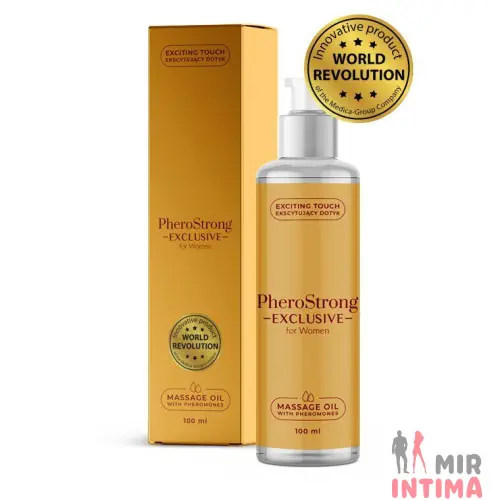 Масло с феромонами для массажа PheroStrong Exclusive for Women, 100 мл