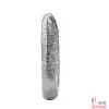 Двойной фаллос Dixie Normous Silver, 17х3см - 4