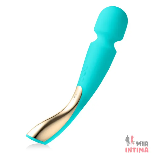 MISO8099-Женский-вибратор-LELO - 1 Женский-вибратор-LELO-Вибромассажер LELO Smart Wand 2 Medium Ocean - 1