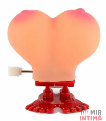 Заводная грудь-попрыгун Plastic Sexy Jumping Jolly Pecker