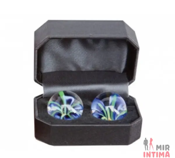 Вагинальные шарики из стекла TLC CyberGlass Ben Wa Balls - 3