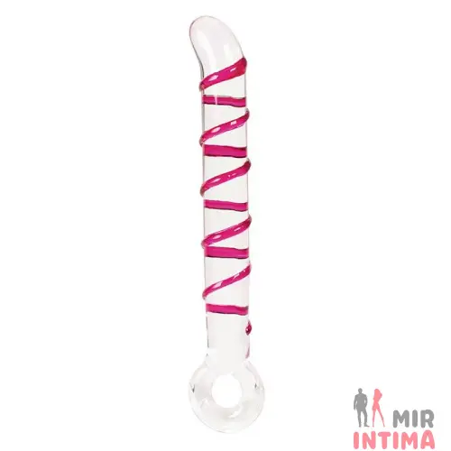 Стеклянный фаллоимитатор Pacifier, 17X2 см