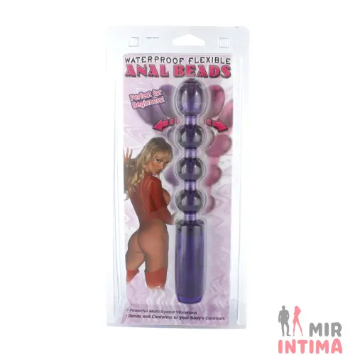 Анальный вибратор Anal Beads, 13х3 см
