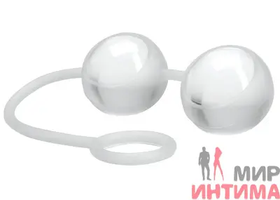 Вагинальные шарики из стекла Climax® Kegels Ben Wa Balls with Silicone Strap