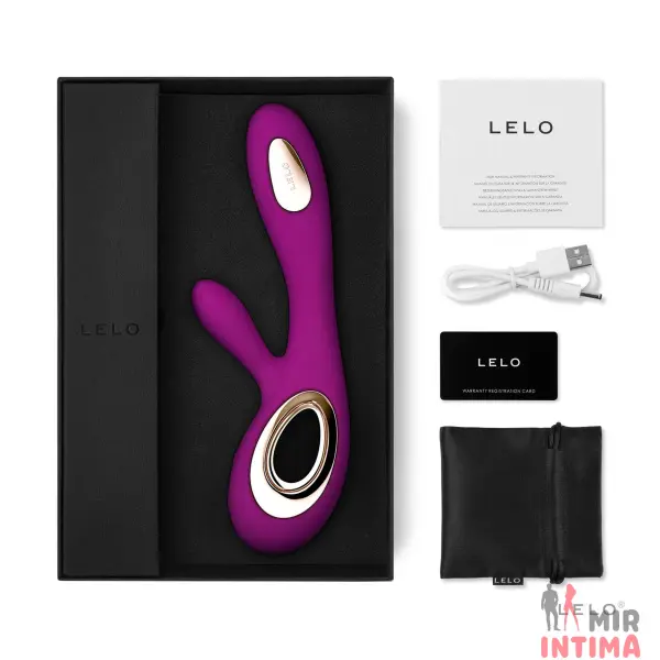Женский-вибратор-LELO-Вибратор-кролик LELO Soraya Wave Deep - 5
