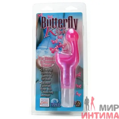 Вибратор Butterfly Kiss, силиконовый, 7X3 см
