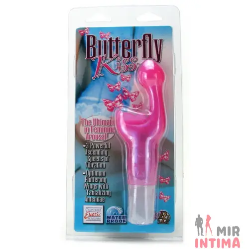 Женский-вибратор-точки-G-Вибратор Butterfly Kiss, силиконовый, 7X3 см