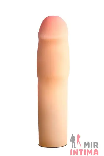 Удлиняющая насадка-презерватив 1.5 INCH COCK XTENDER BEIGE Удлиняющая насадка-презерватив 1.5 INCH COCK XTENDER BEIGE
