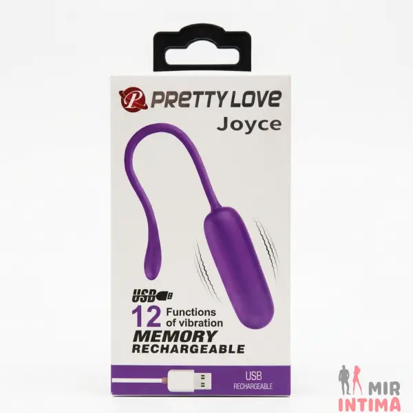 Перезаряжаемое виброяйцо Joyce серии PrettyLove, 6,5 х 2,2 см - 11 Перезаряжаемое виброяйцо Joyce серии PrettyLove, 6,5 х 2,2 см - 11