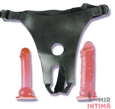 Страпон с двумя фаллоимитаторами Crotchless, 16X3,5 см Страпон с двумя фаллоимитаторами Crotchless, 16X3,5 см