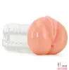 Мастурбатор с двумя отверстиями CyberSkin® Ice Action-View Pussy and Ass Stroker Мастурбатор с двумя отверстиями CyberSkin® Ice Action-View Pussy and Ass Stroker