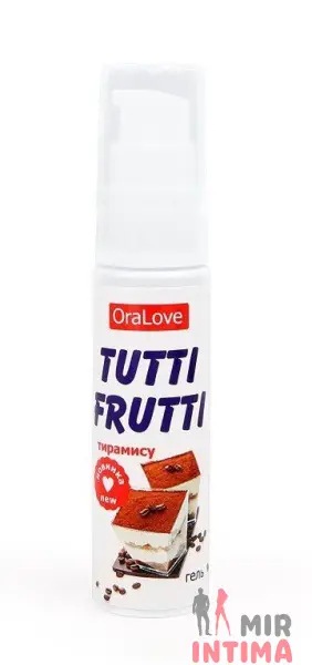 Tutti-frutti оральный лубрикант тирамису, 30 мл - 1 Tutti-frutti оральный лубрикант тирамису, 30 мл - 1