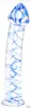 Стимулятор Spiraled Ice GSpot Teaser Dildo, 17,8х3 см