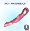 Реалистичный-женский-вибратор-Реалистичный силиконовый массажер Vibrator PINK, водонепроницаемый. - 12