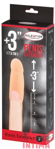Удлиняющая насадка MALESATION Penis Extender 3" (7,5 см) Удлиняющая насадка MALESATION Penis Extender 3" (7,5 см)