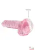 Гелевый фаллоимитатор на присоске REALROCK CRYSTAL CLEAR, 18х3,5 см - 5 Гелевый фаллоимитатор на присоске REALROCK CRYSTAL CLEAR, 18х3,5 см - 5