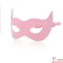 Таинственная маска из розовой эко-кожи - 2