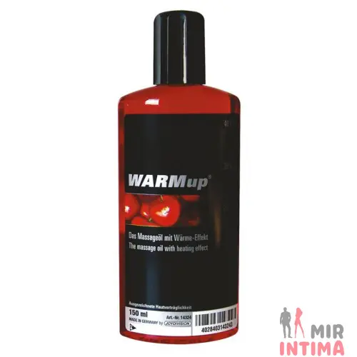 Согревающее массажное масло WarmUp, вишня, 150 мл