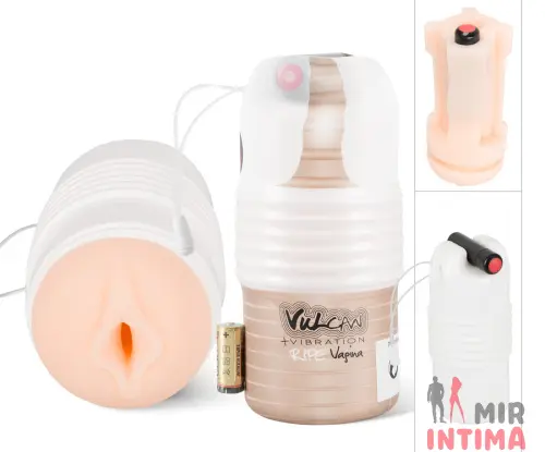 Мастурбатор с вибрацией VULCAN RIPE VAGINA VIBRATING. Мастурбатор с вибрацией VULCAN RIPE VAGINA VIBRATING.