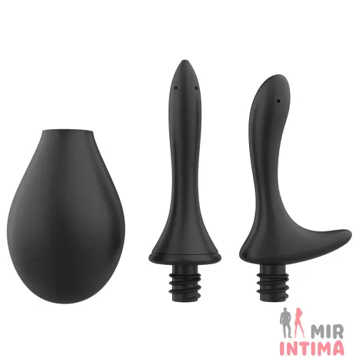 Анальный душ c двумя насадками Nexus ANAL DOUCHE SET 260 мл силикон