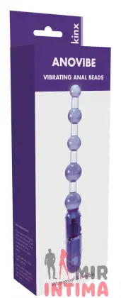 Анальный стимулятор Anal Beads Vibrating Anovibe Kinx, 12,5 х 2,2 см