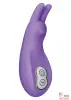 Женский-вибратор-точки-G-Вибратор Fuzz the Rabbit, силиконовый, 12X4 см - 1
