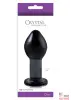 Анальная пробка Crystal Premium, стеклянная, 10X4 см