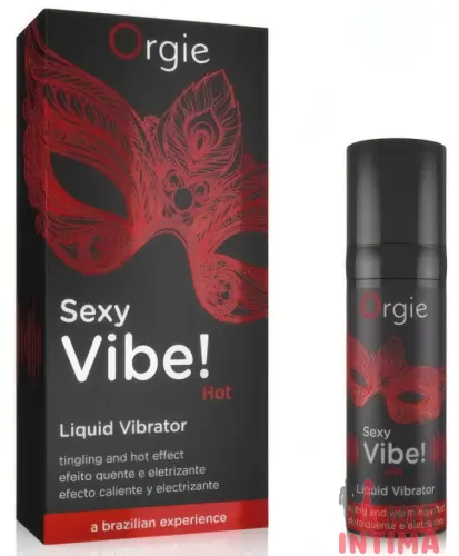 Жидкий вибратор Orgie Sexy Vibe! Hot, 15 мл Жидкий вибратор Orgie Sexy Vibe! Hot, 15 мл