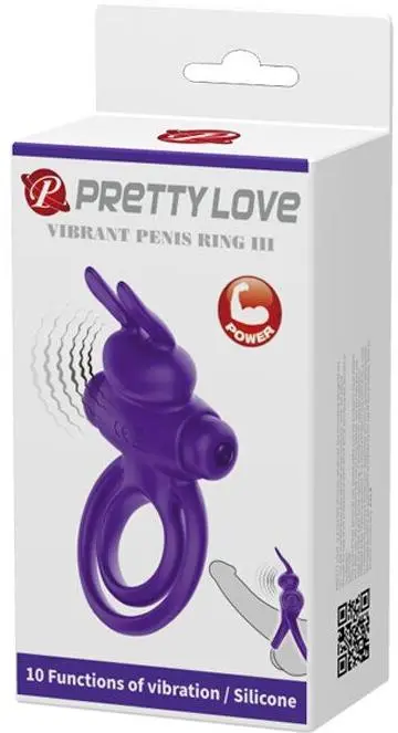 Кольцо эрекционное серии Pretty Love " Vibrant penis ring III " 