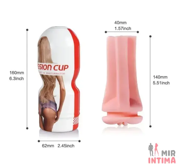 Вагина-мастурбатор CANWIN Passion Cup Vagina - 1 Вагина-мастурбатор CANWIN Passion Cup Vagina - 1