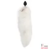 Силиконовая пробка с мехом White Fox - 2 Силиконовая пробка с мехом White Fox - 2