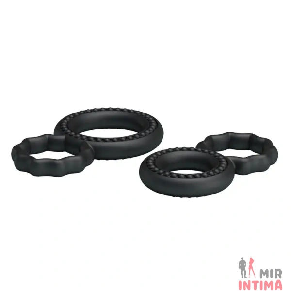 Набор RING с двойными эрекционными кольцами, 2шт. - 4 Набор RING с двойными эрекционными кольцами, 2шт. - 4