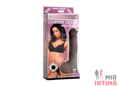 Фаллоимитатор Cyber Cock with Balls от CyberSkin, 19,5х4,3 см Фаллоимитатор Cyber Cock with Balls от CyberSkin, 19,5х4,3 см