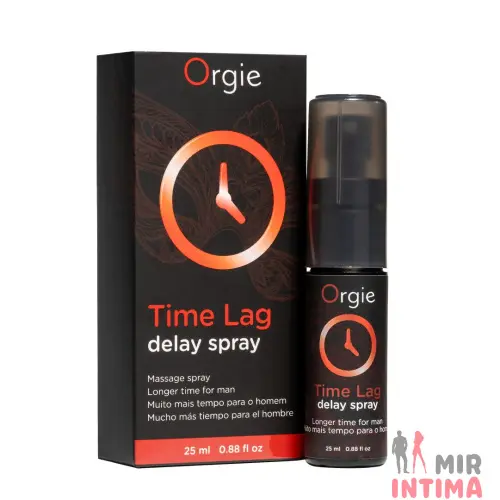 Спрей-пролонгатор Orgie Time Lag Delay Spray, 25 мл, с пантенолом