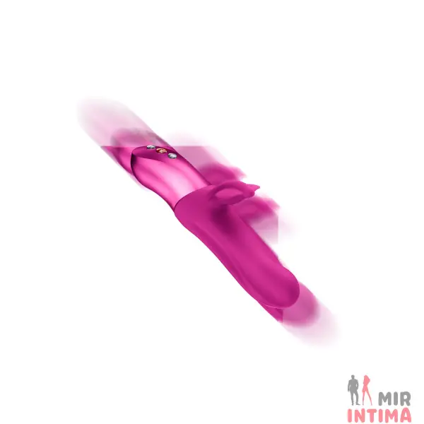 Гелевый-и-силиконовый-женский-вибратор-Пульсатор Fun Factory Bi Stronic Magenta, силикон - 3