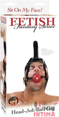 Кляп-страпон Head-Job Ball Gag Кляп-страпон Head-Job Ball Gag
