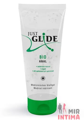 Веганская органическая анальная смазка - Just Glide Bio Anal, 200 ml Веганская органическая анальная смазка - Just Glide Bio Anal, 200 ml