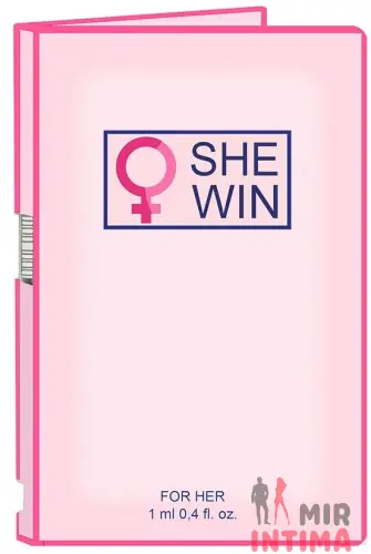 Парфюм с феромонами для женщин SHE WIN, 1 мл