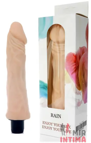 Реалистичный-женский-вибратор-Вибратор от BOSS из Cyberskin RAIN, 23,5х4,5 см