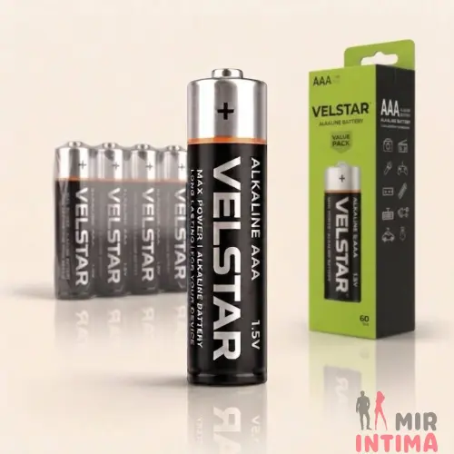 Батарейка щелочная VELSTAR Akaline LR03 AAA Батарейка щелочная VELSTAR Akaline LR03 AAA