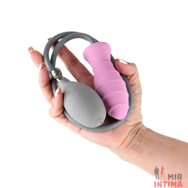 Надувная анальная пробка NS Novelties INYA InflataPlay Pink - 1